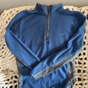 Vineyard Vines Blue and Gray Long Sleeve Shirt